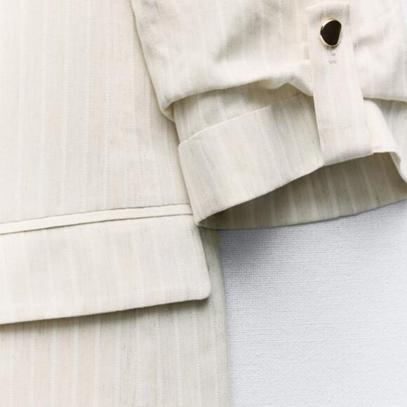 ZARA BLAZER WITH ROLLED-UP SLEEVES - Picture 8 of 8